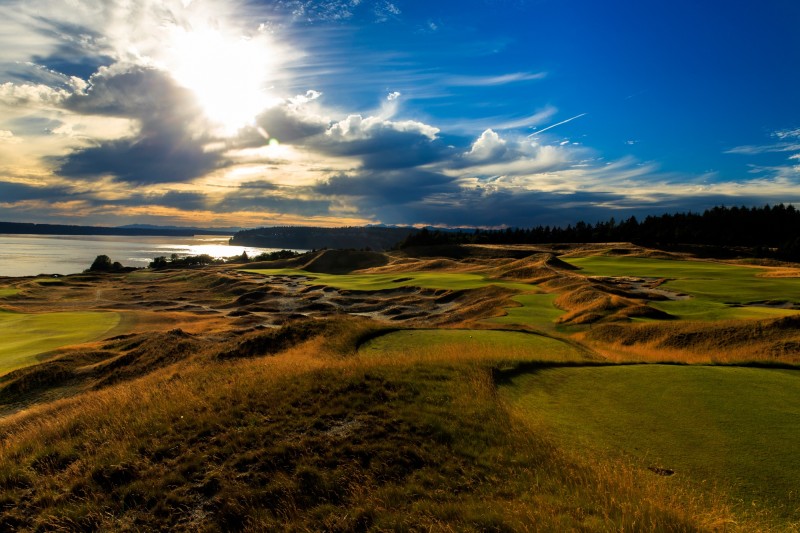 The 14th Hole of Chambers Bay in University Place