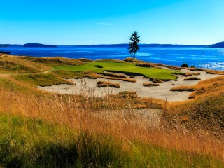 The 15th Hole of Chambers Bay in University Place