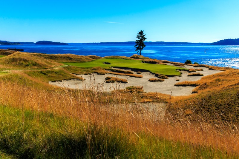 The 15th Hole of Chambers Bay in University Place