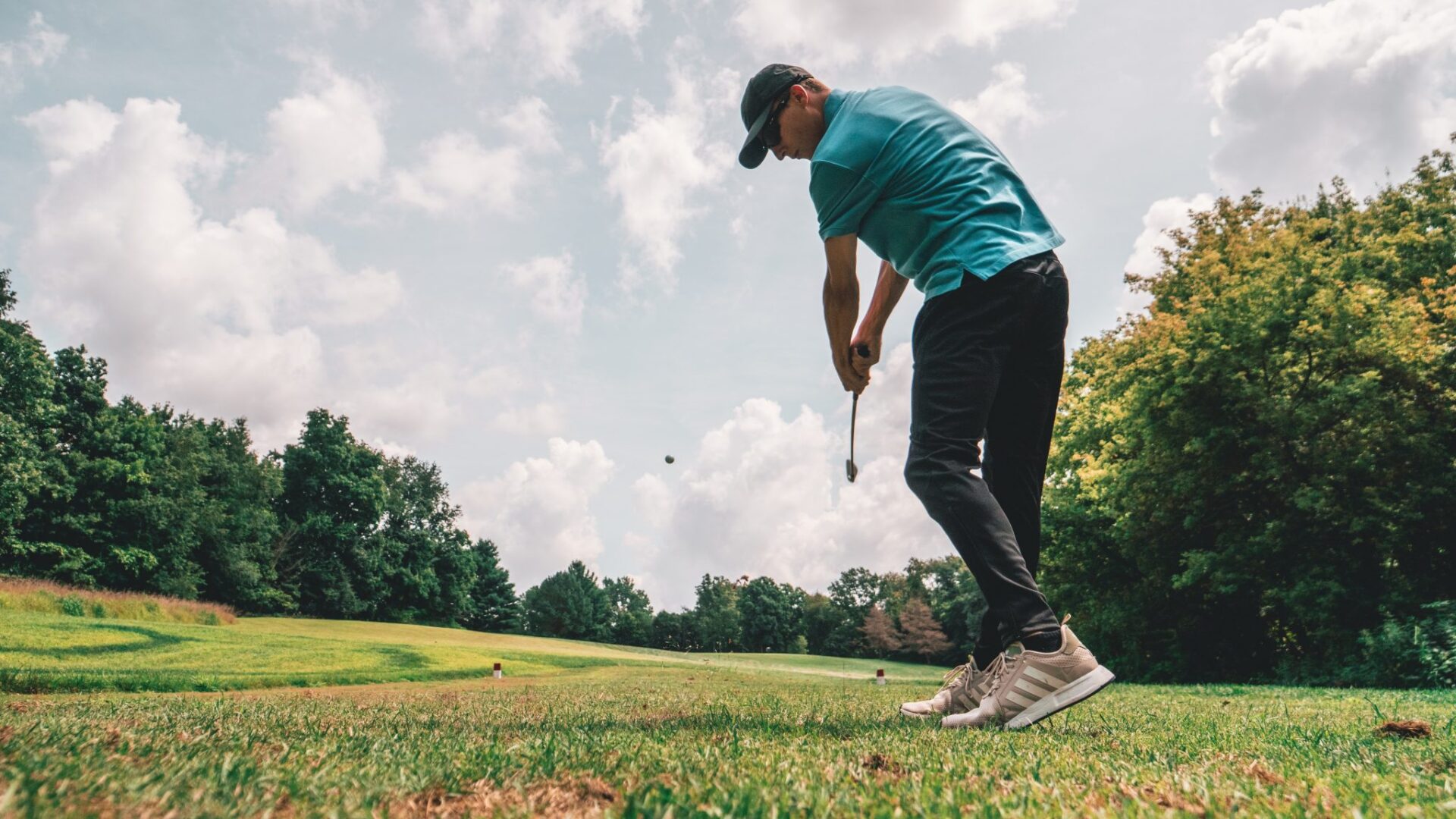 golfer schlag eisen