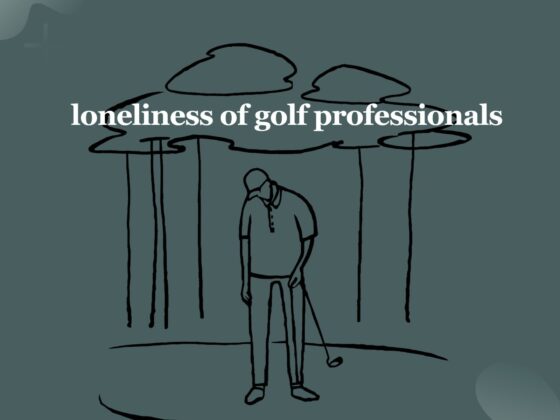 loneliness of the golf professionals
