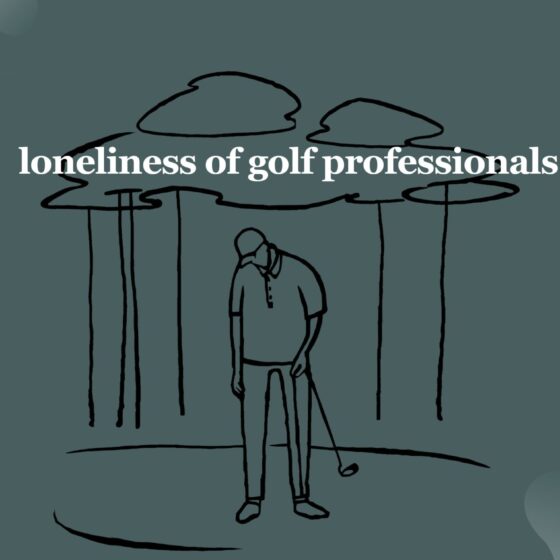 loneliness of the golf professionals
